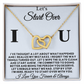 Let's Start Over - Apology Gift for Her - Interlocking Hearts Necklace