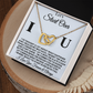 Let's Start Over - Apology Gift for Her - Interlocking Hearts Necklace