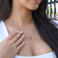 Always be my baby girl Interlocking Hearts Necklace