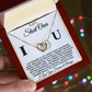 Let's Start Over - Apology Gift for Her - Interlocking Hearts Necklace