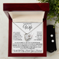 To my Beautiful Wife -  Forever Love Necklace and  Earring Set