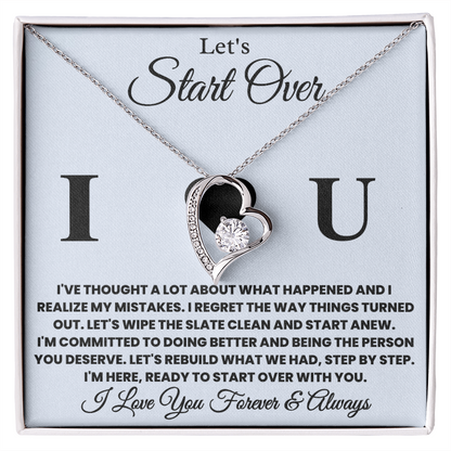 Let's Start Over - Apology Gift for Her