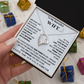 To my Beautiful Wife - Forever Love Necklace