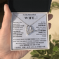 To my Beautiful Wife - Forever Love Necklace
