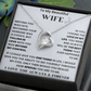 To my Beautiful Wife - Forever Love Necklace