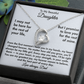 To My Beautiful Daughter – Forever Love Necklace from Dad