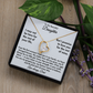 To My Beautiful Daughter – Forever Love Necklace from Dad