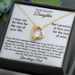 To My Beautiful Daughter – Forever Love Necklace from Dad